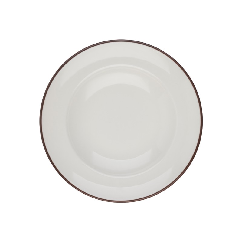 Тарелка глубокая 420мл Modest Brown ID Fine Тарелка глубокая 420мл Modest Brown ID Fine