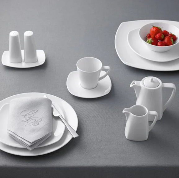 Тарелка треугольная фарфор «Опшенс» BAUSCHER Тарелка треугольная фарфор «Опшенс» BAUSCHER