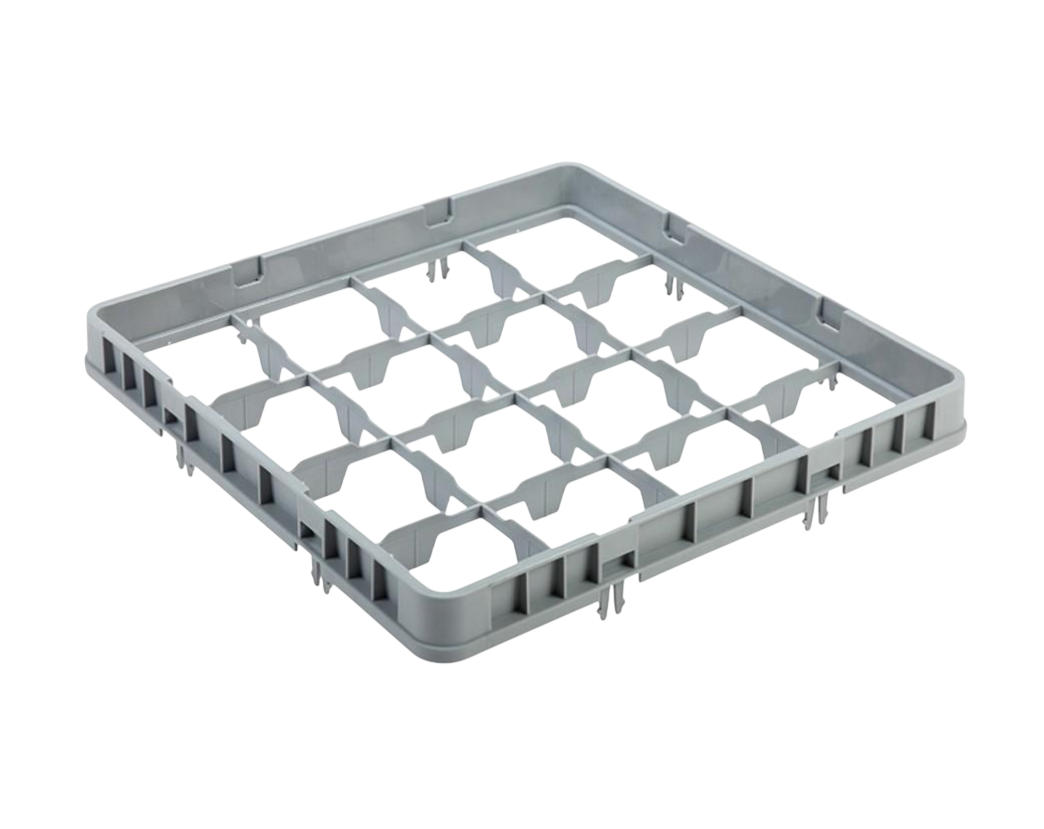 Секция дополнительная для кассеты 16 ячеек закрытая е2 500х500х75 мм серая NORMA Секция дополнительная для кассеты 16 ячеек закрытая е2 500х500х75 мм серая NORMA