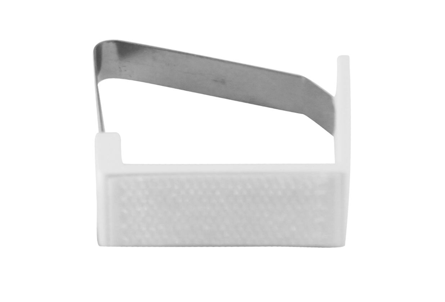 Зажим для скатерти белый с липучкой /пластина MGprof (1739) Зажим для скатерти белый с липучкой /пластина MGprof (1739)