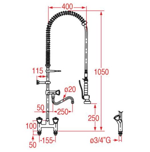 Набор предварительной мойки с двумя отверстиями STYL KLARCO (3S.3011.S1.K13) Набор предварительной мойки с двумя отверстиями STYL KLARCO (3S.3011.S1.K13)