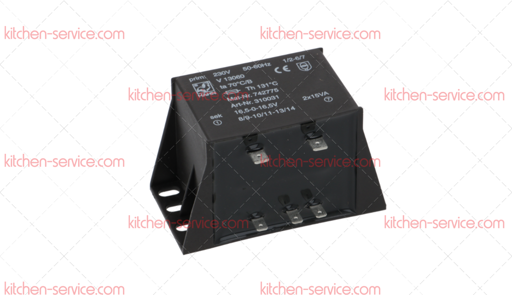 Трансформатор 2х15 ВА для печи (5052933) Трансформатор 2х15 ВА для печи (5052933)