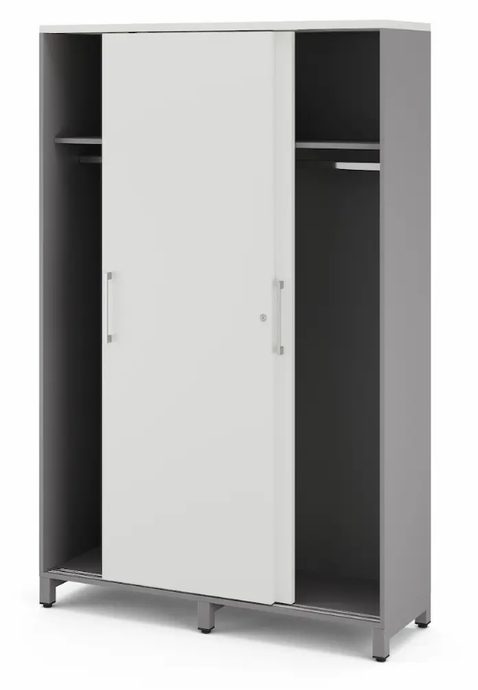 Гардероб-купе HG КОБОР 120/40/M aluminum/premium Гардероб-купе HG КОБОР 120/40/M aluminum/premium