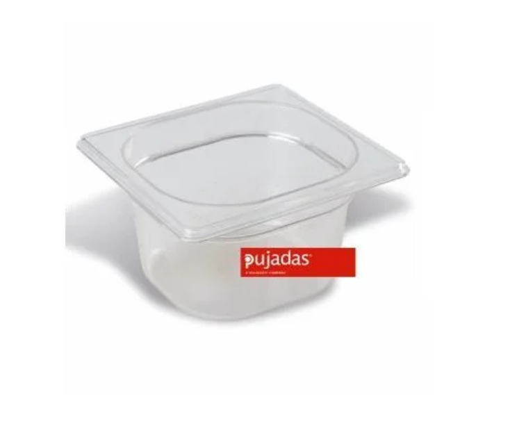 Гастроемкость 1/6 поликарбонат прозрачный PUJADAS (1606C1) Гастроемкость 1/6 поликарбонат прозрачный PUJADAS (1606C1)