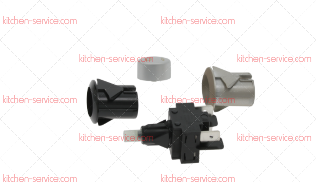 Выключатель кнопочный двухполюсный для печи (5059408) Выключатель кнопочный двухполюсный для печи (5059408)