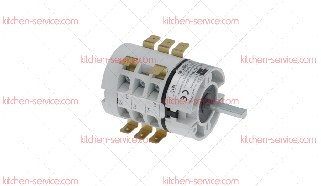 Выключатель селекторный 3-х позиционный для печи (7101291) Выключатель селекторный 3-х позиционный для печи (7101291)