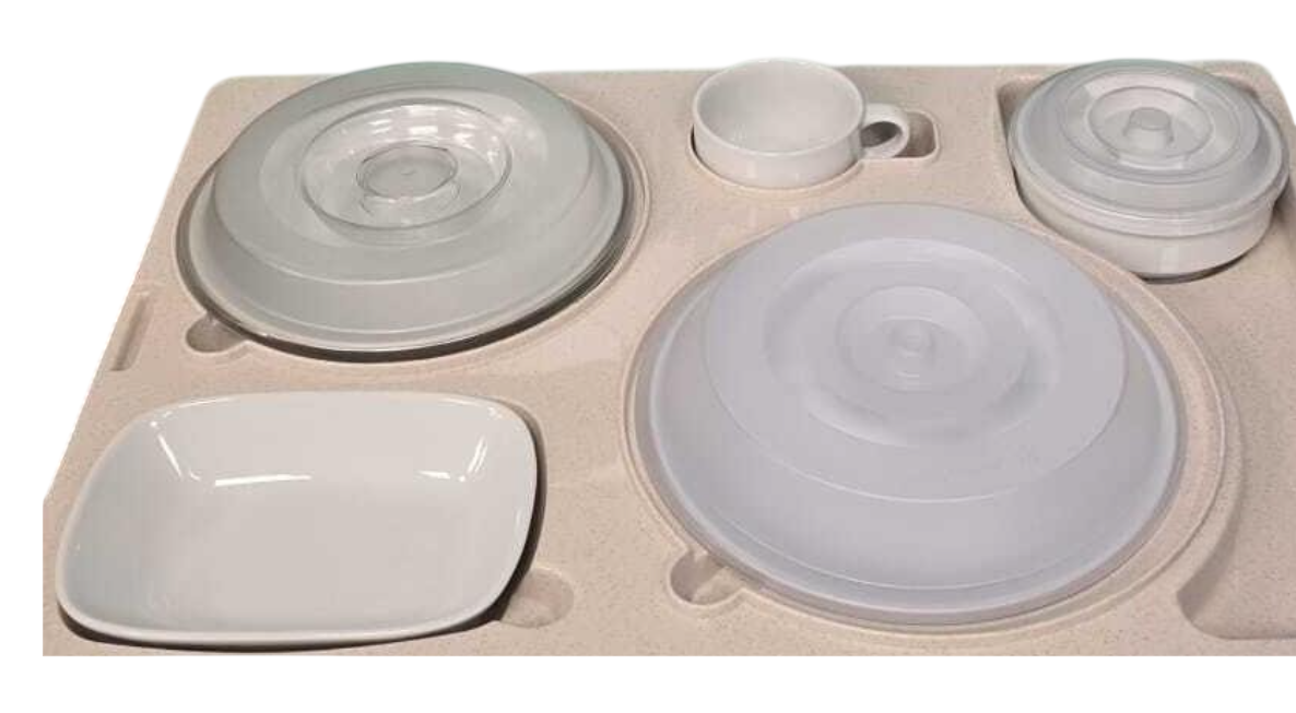 Набор посуды для термоподноса пятисекционного фарфор TRIBECA Набор посуды для термоподноса пятисекционного фарфор TRIBECA