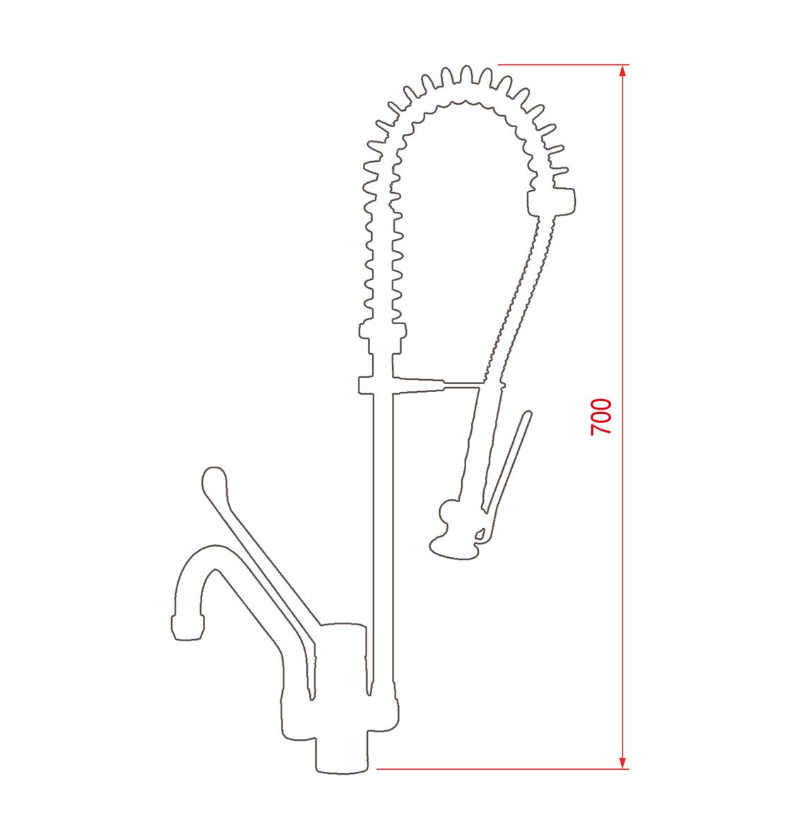 Устройство душирующее SHRINK KL H.70 BLACK KLARCO Устройство душирующее SHRINK KL H.70 BLACK KLARCO