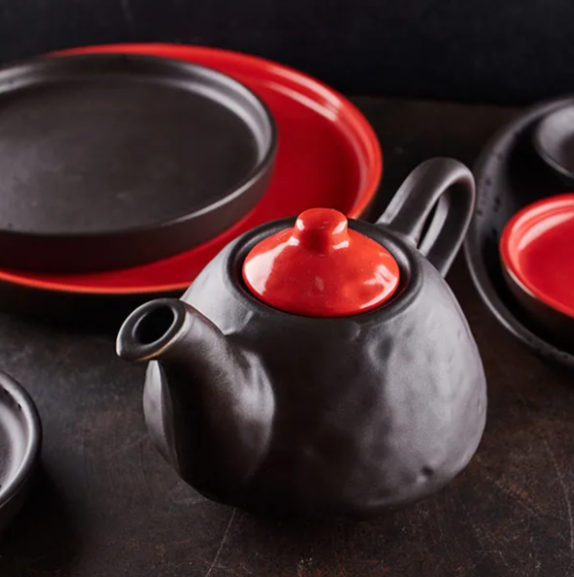 Тарелка 26см с бортом керамика «Оникс» DYMOV Тарелка 26см с бортом керамика «Оникс» DYMOV