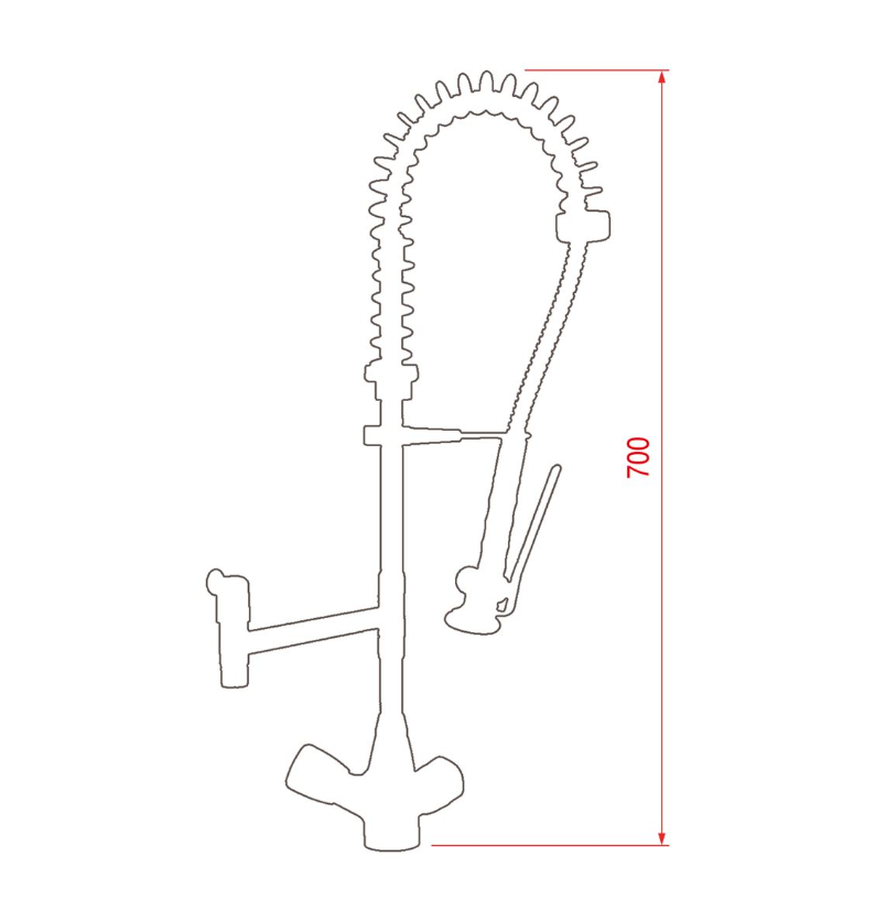 Устройство душирующее SHRINK HEAVY-D H.70 WHITE KLARCO Устройство душирующее SHRINK HEAVY-D H.70 WHITE KLARCO