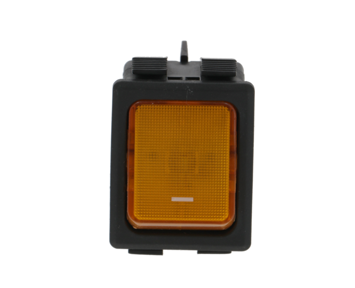 Выключатель двухполюсный кнопочный оранжевый 250 В CARIMALI (95.01193) Выключатель двухполюсный кнопочный оранжевый 250 В CARIMALI (95.01193)