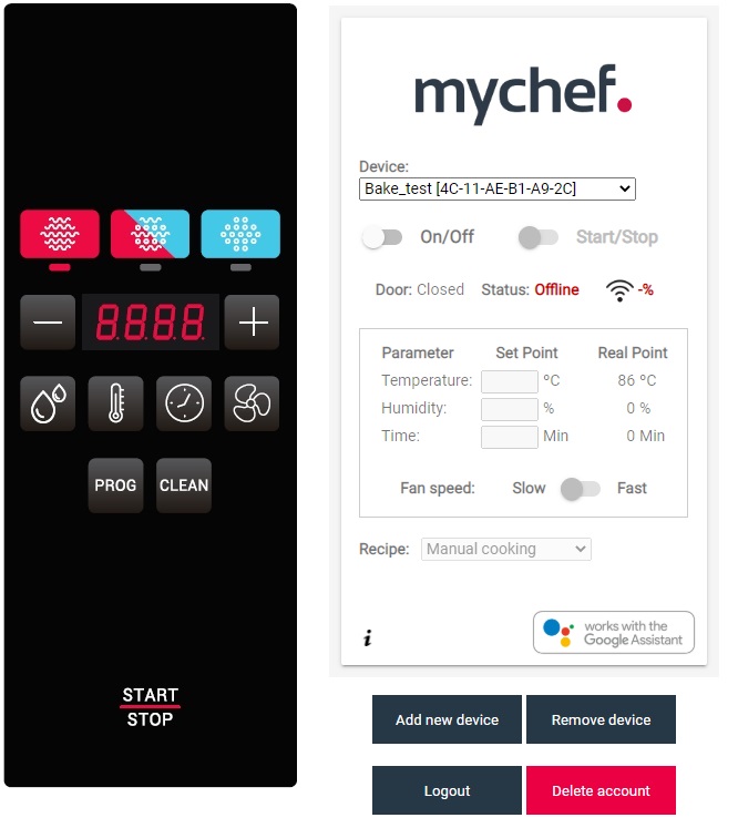 Пароконвектомат электрический MyChef Cook Pro 6 GN 1/1 CCE6100D без WiFi DISTFORM Пароконвектомат электрический MyChef Cook Pro 6 GN 1/1 CCE6100D без WiFi DISTFORM
