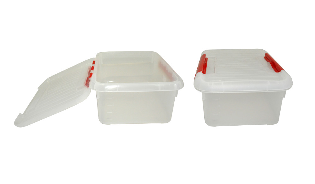 Контейнер для продуктов прямоугольный 6 л, 30х23х12 см, с красным зажимом MGprof (1707) Контейнер для продуктов прямоугольный 6 л, 30х23х12 см, с красным зажимом MGprof (1707)