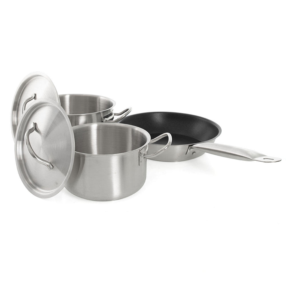 Кастрюли Мастер Шеф набор посуды 2,0+2,7+Сковорода 26 FOODATLAS Кастрюли Мастер Шеф набор посуды 2,0+2,7+Сковорода 26 FOODATLAS