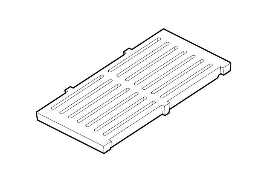 Решетка 525x105 мм для гриля JOSPER (0426AC) Решетка 525x105 мм для гриля JOSPER (0426AC)