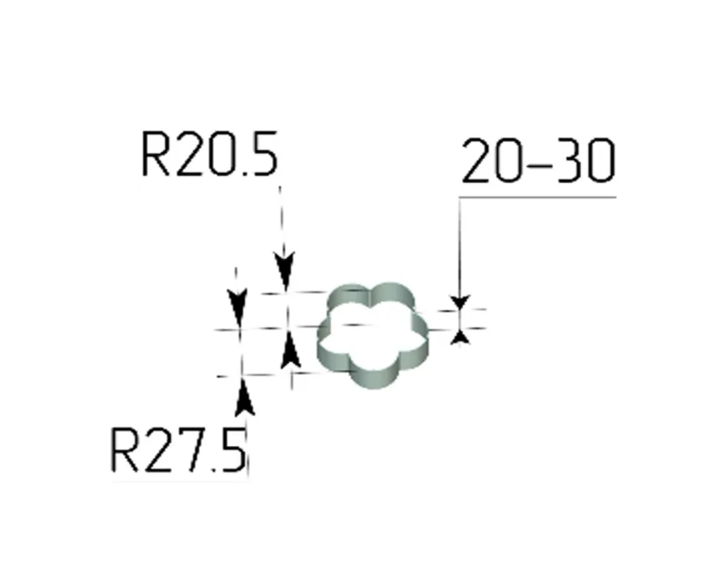 Форма кондитерская Цветочек для FOODATLAS (УТ000011657) Форма кондитерская Цветочек для FOODATLAS (УТ000011657)