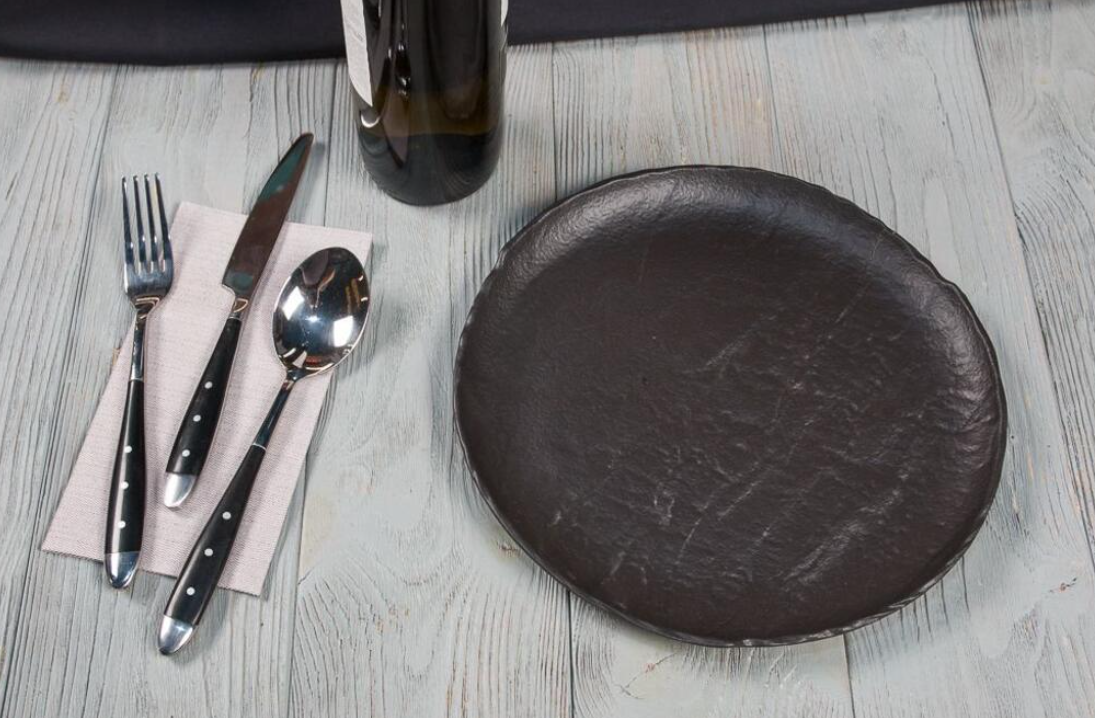 Тарелка 26 см Black Raw Stellar P.L. PROFF CUISINE (51552) Тарелка 26 см Black Raw Stellar P.L. PROFF CUISINE (51552)