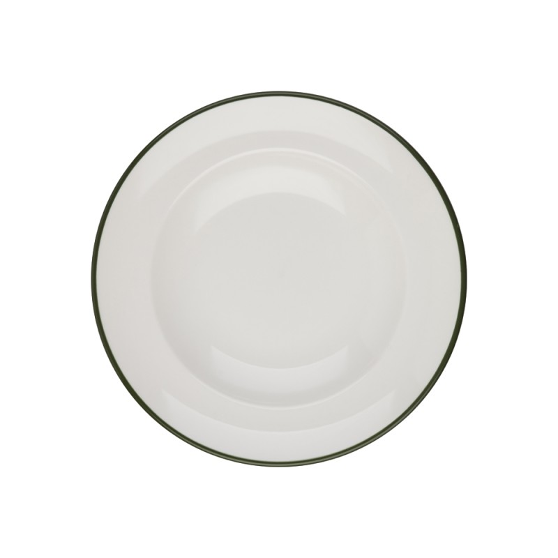 Тарелка глубокая 420мл Modest Green ID Fine Тарелка глубокая 420мл Modest Green ID Fine