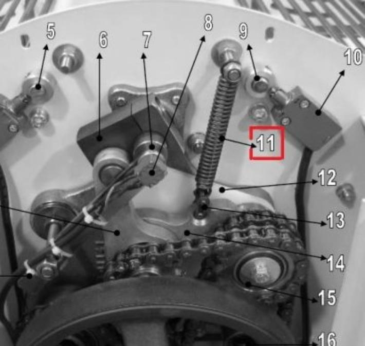 Пружина для машины тестозакаточной WLBAKE (0202013) Пружина для машины тестозакаточной WLBAKE (0202013)