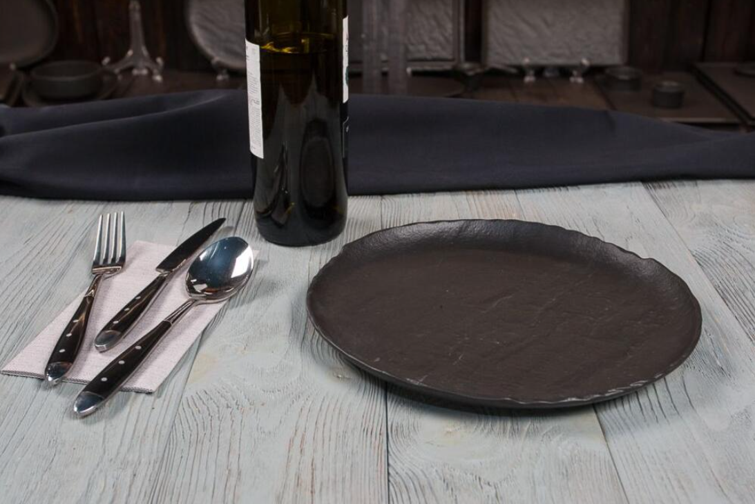Тарелка 26 см Black Raw Stellar P.L. PROFF CUISINE (51552) Тарелка 26 см Black Raw Stellar P.L. PROFF CUISINE (51552)
