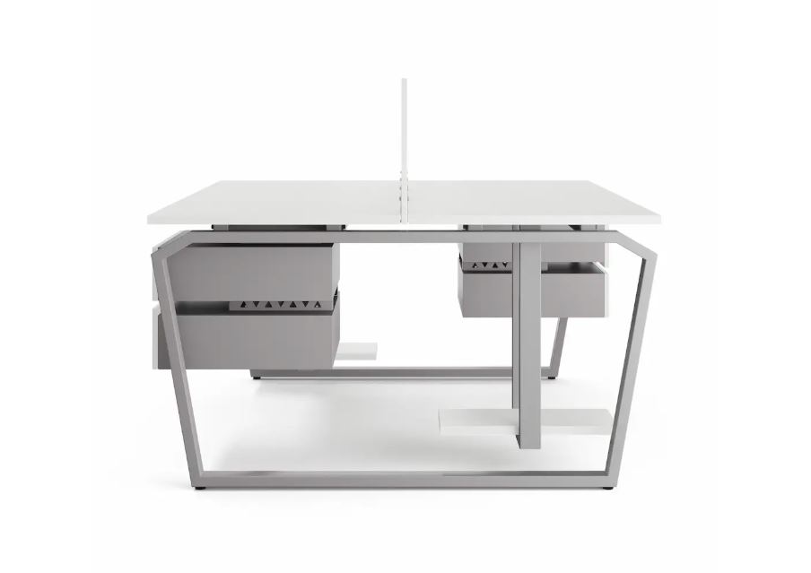 Стол офисный TB/2 80/120 aluminum/premium КОБОР Стол офисный TB/2 80/120 aluminum/premium КОБОР