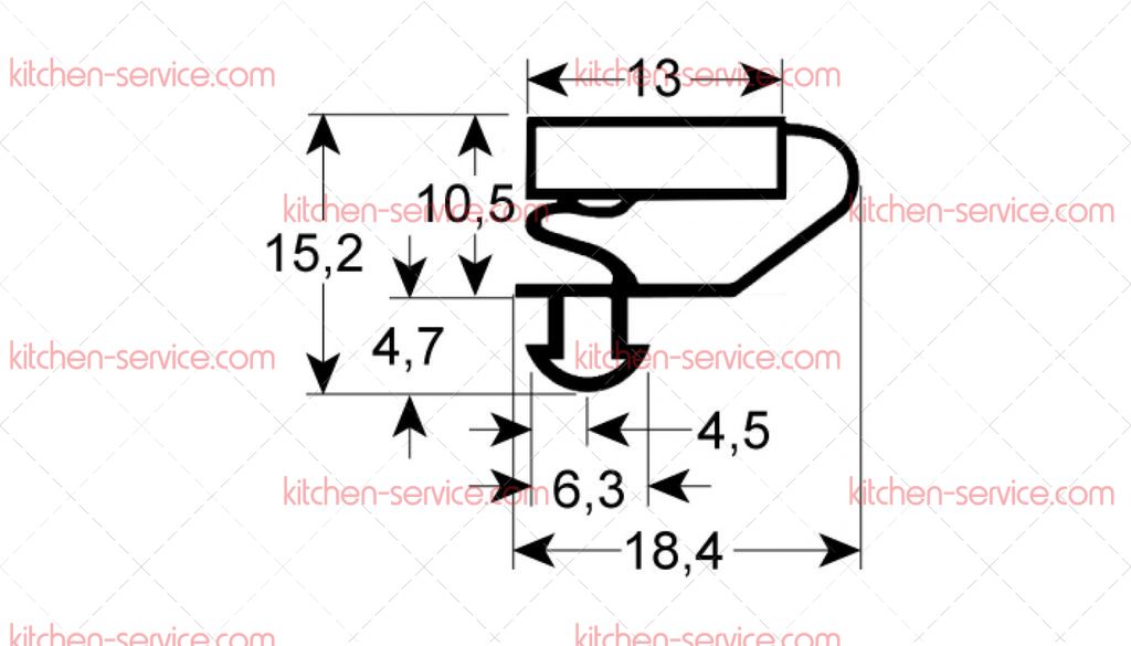Уплотнитель изоляционный для EMMEPI (828532) Уплотнитель изоляционный для EMMEPI (828532)
