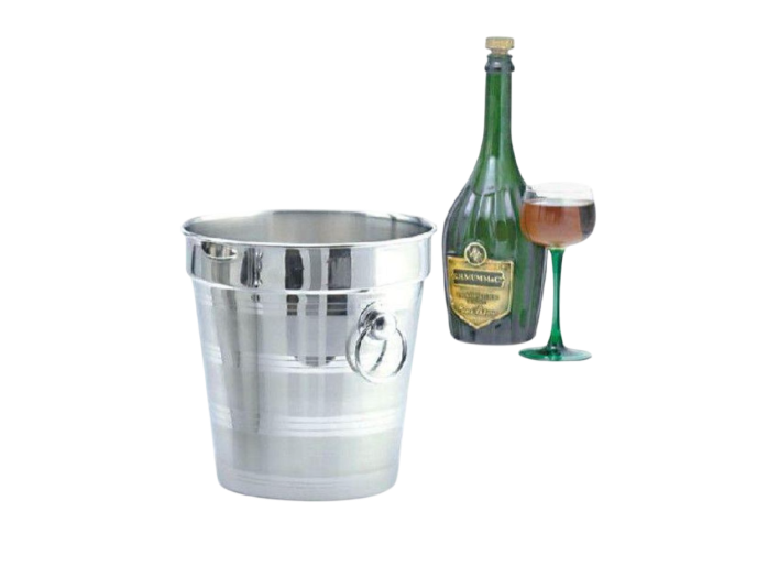 Ведро для шампанского 3.8 л 200/130 мм 200 мм (1 бутылка) нержавеющая сталь MGSTEEL Ведро для шампанского 3.8 л 200/130 мм 200 мм (1 бутылка) нержавеющая сталь MGSTEEL