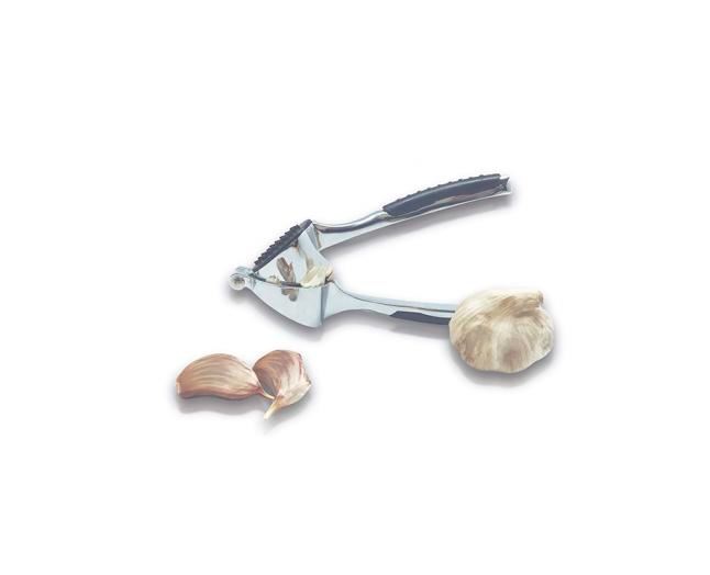 Пресс для чеснока 16 см. c выдавливателем с прорезиновыми ручками VIN BOUQUET Пресс для чеснока 16 см. c выдавливателем с прорезиновыми ручками VIN BOUQUET