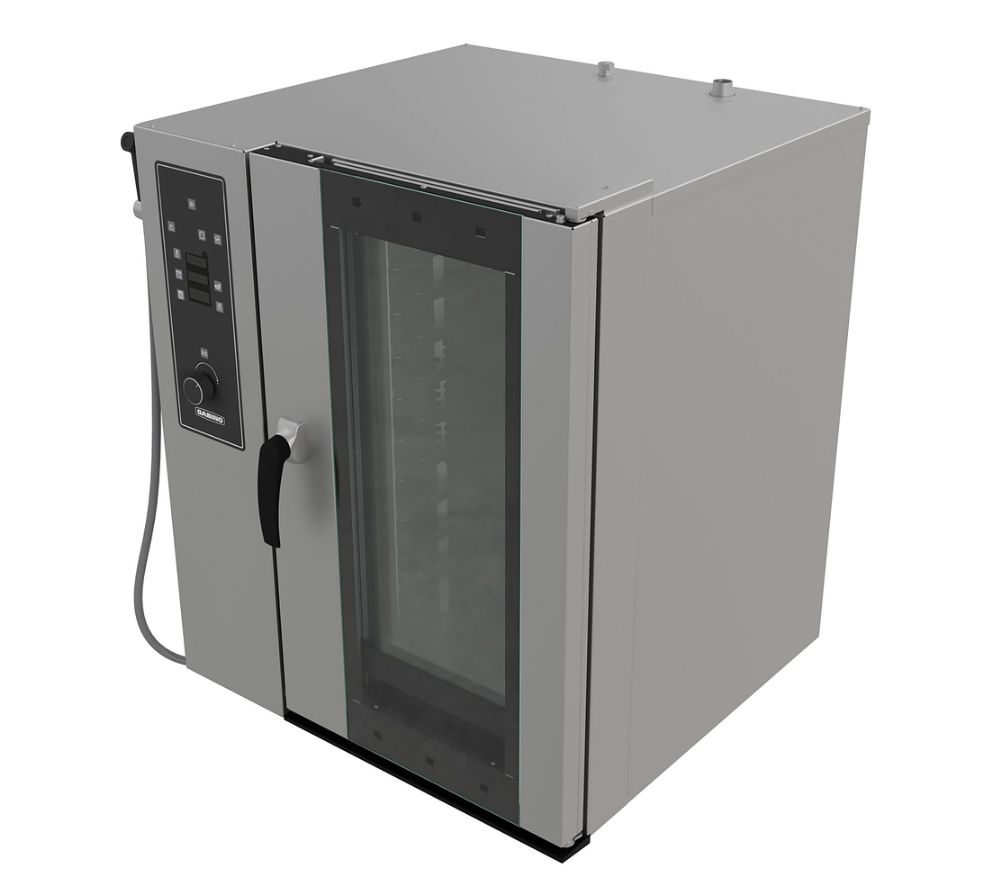 Пароконвектомат combi 1011i CONCEPT, инжектор, 10 GN 1/1 панель управления мембранная стандартная мойка таблетками GABINO Пароконвектомат combi 1011i CONCEPT, инжектор, 10 GN 1/1 панель управления мембранная стандартная мойка таблетками GABINO