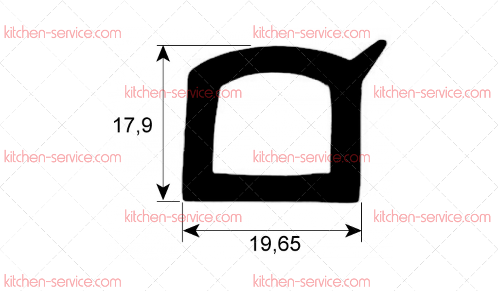 Уплотнитель двери 2955 для JUNO (0H6767) Уплотнитель двери 2955 для JUNO (0H6767)