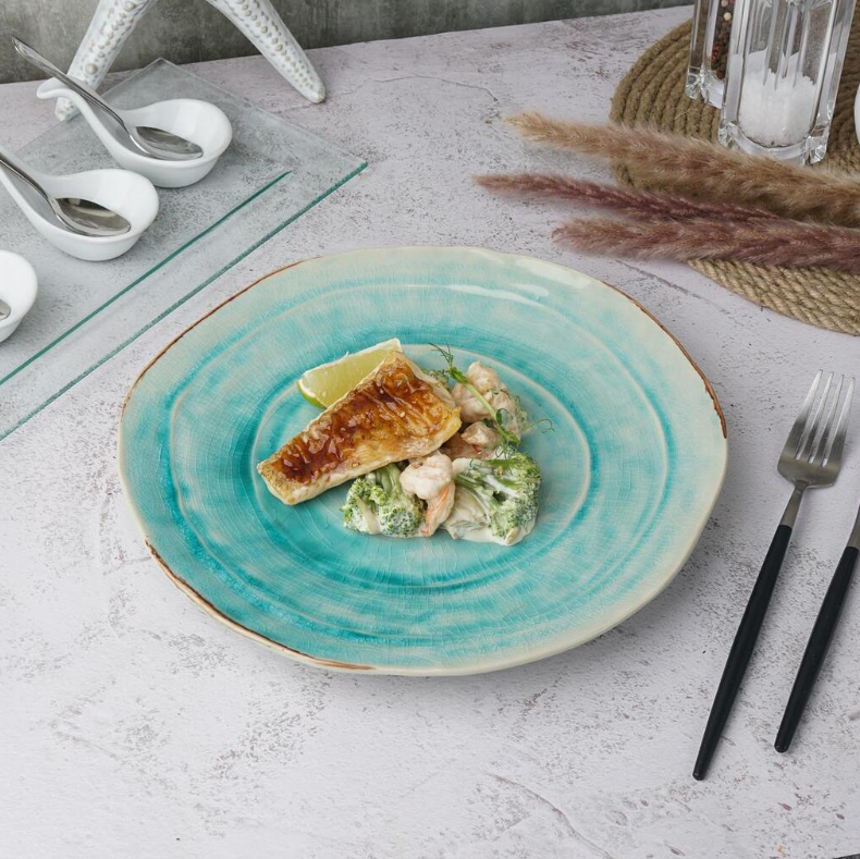 Тарелка 26,5х3 см Sea Blue Frutti di Mare P.L. PROFF CUISINE Тарелка 26,5х3 см Sea Blue Frutti di Mare P.L. PROFF CUISINE