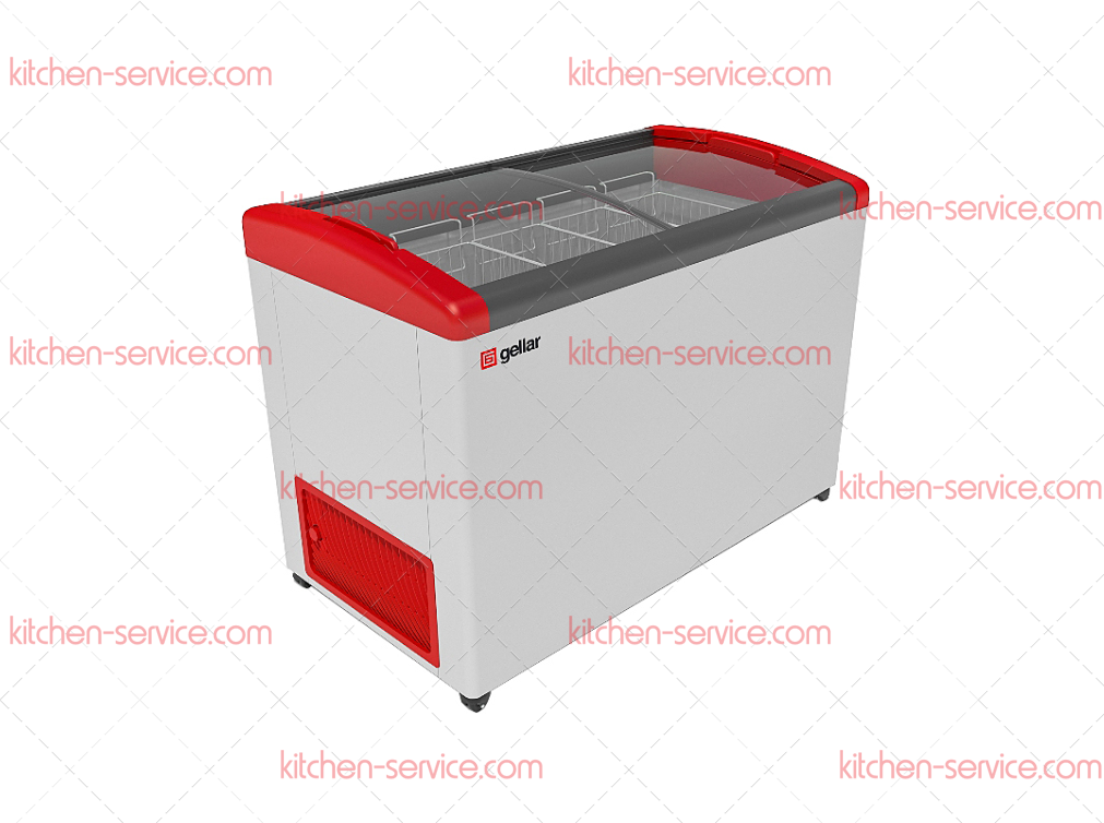 Ларь морозильный FG 450 E ST (красный) ФРОСТОР Ларь морозильный FG 450 E ST (красный) ФРОСТОР