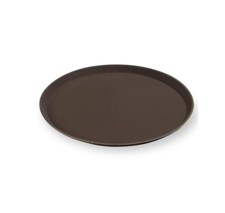 Поднос прорезиненный 35 см коричневый MGprof (1400CTBr) Поднос прорезиненный 35 см коричневый MGprof (1400CTBr)