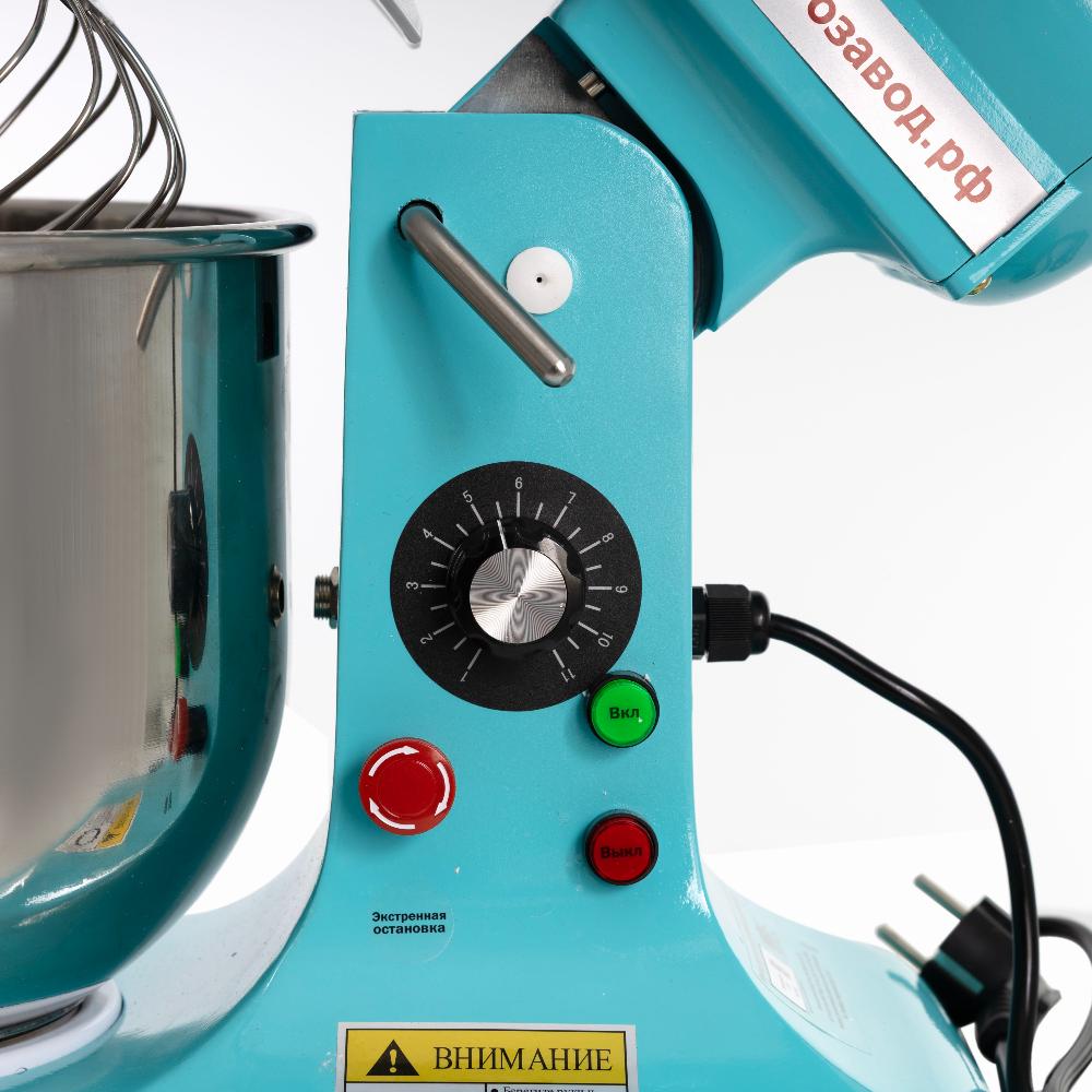 Миксер планетарный B-7A Eco, бирюзовый FOODATLAS Миксер планетарный B-7A Eco, бирюзовый FOODATLAS