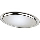Поднос «Каффехаус» овальный 29 см серебристый APS