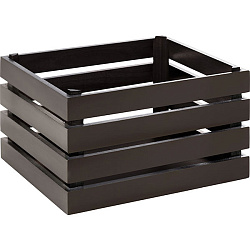 Ящик для подачи GN 1/2 акация 35 см черный APS