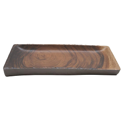 Блюдо 45,7x23x3,8 см прямоугольное African Wood пластик меламин  P.L. PROFF CUISINE (S51809-TAI)