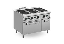 Плита электрическая 6-ти конфорочная COOK LINE APRE-129FE/PL APACH