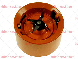 Основание стакана с ножом (мандарин) для KSB555 KitchenAid (КитченЭйд) (W10500391)