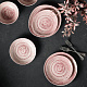 Тарелка 27см Swirl Pink Pebble 1972 BY ID FINE