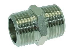 Патрубок никелированный 1/2"M-1/2"M для SILANOS (TR2322)