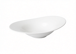 Салатник овальный 350х245 мм, 1400 мл с широкими полями WILMAX