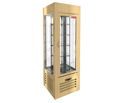 Витрина холодильная кондитерская VRC 350 R Sh Beige HICOLD