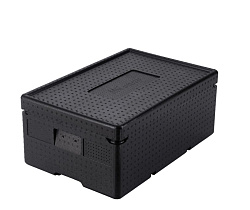 Термоконтейнер 33 л 600х400х260 мм для гастроемкостей, -40 C до +110 C, плотность 60 кг/м3, полипропилен MGprof