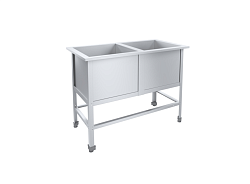 Ванна моечная 2 секции Стандарт НК ВМО2-630С304НК-М ПИЩЕВЫЕ ТЕХНОЛОГИИ