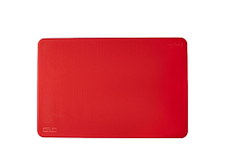 Доска разделочная полипропилен 450х300х11 мм красная поверхность шагрень MGprof (1710)