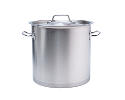 Котел 20 л, нержавеющая сталь, тройное дно, с крышкой (индукция) MGSTEEL