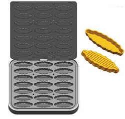 Форма для овальных тарталеток DH Tartmatic Plate 97 KOCATEQ