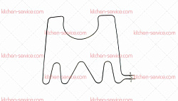 Элемент нагревательный ТЭН для KUPPERSBUSCH (182474)