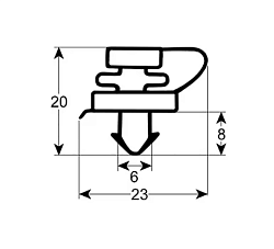 Уплотнитель изоляционный для AMITEK (R00153)